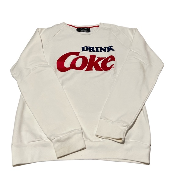 Zara Coca Cola Sweatshirt size L - Picture 8 of 9